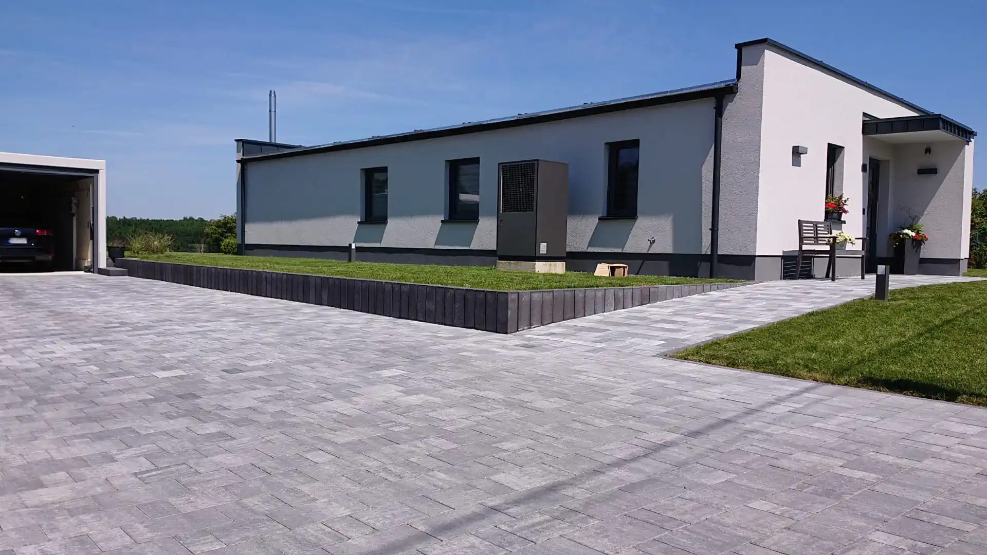 Meisterhafter Pflasterbau und befahrbare Außenanlagen